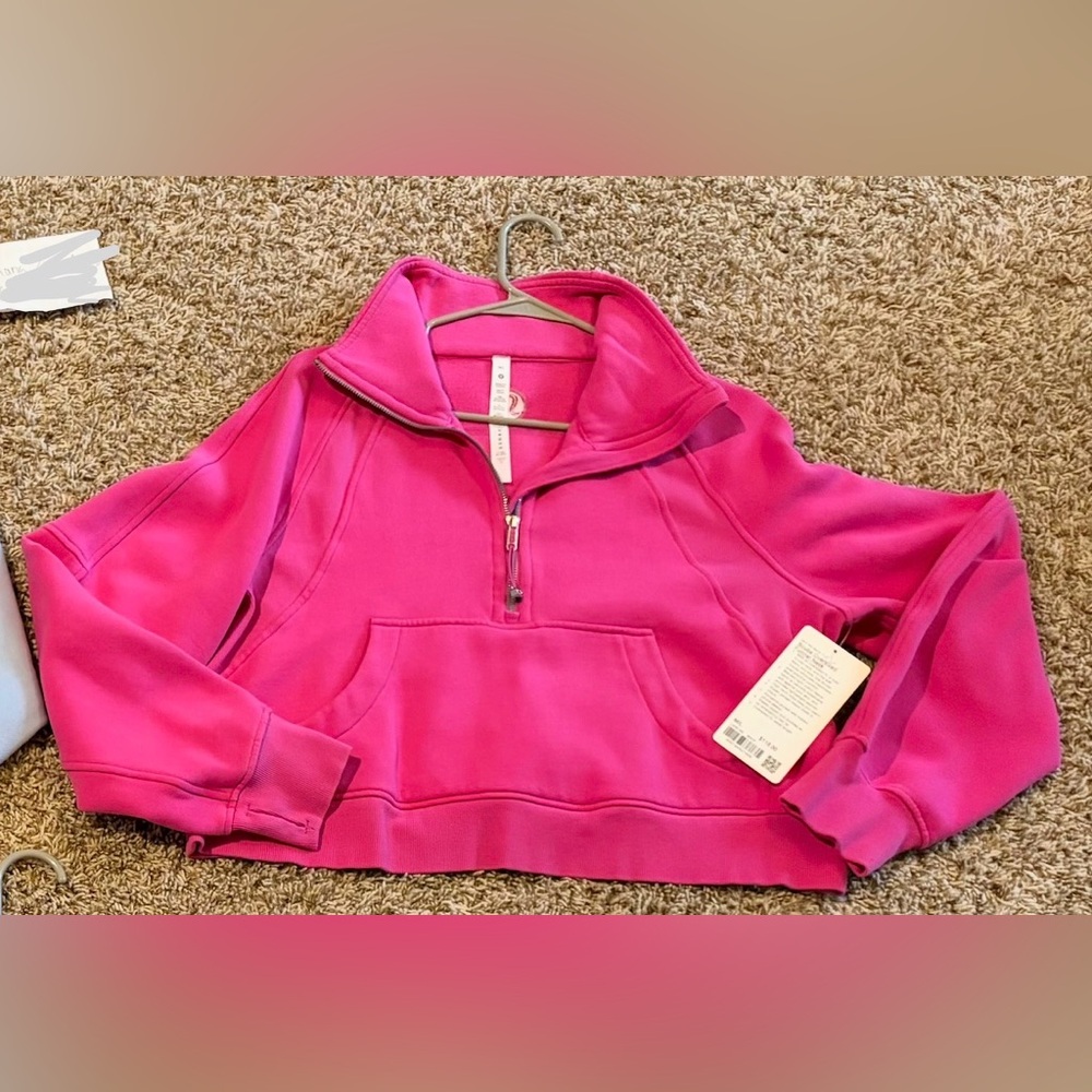 Lululemon Scuba Oversized Funnel Neck- Sonic Pink